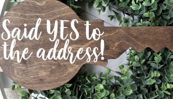 Say Yes to the Address banner
